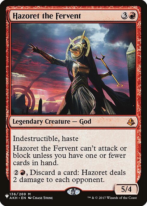Hazoret the Fervent (AKH-136) [The List]