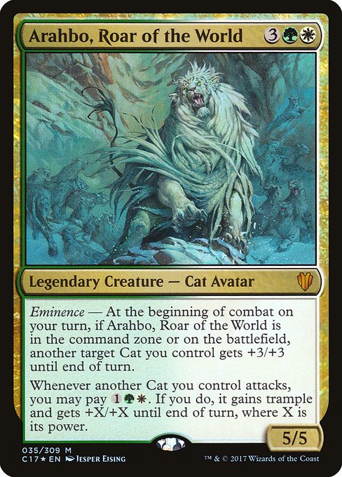 Arahbo, Roar of the World (35) [Commander 2017]