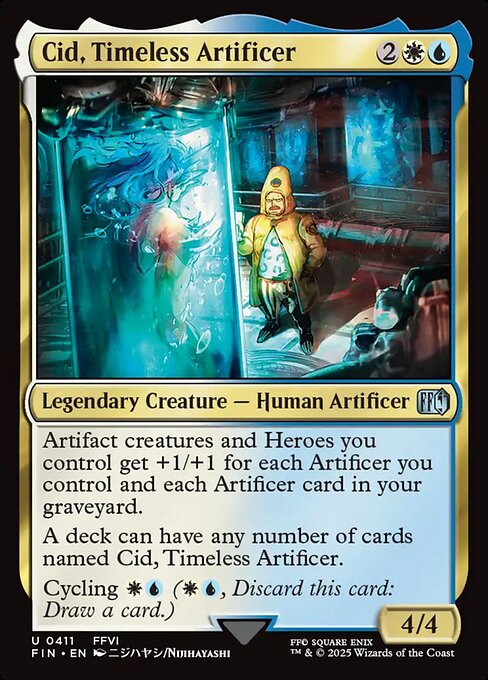 Cid, Timeless Artificer (411) [Final Fantasy]