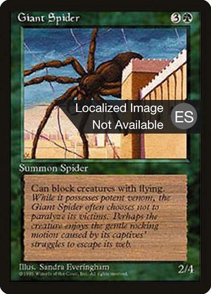Giant Spider (249) [Fourth Edition Foreign Black Border]