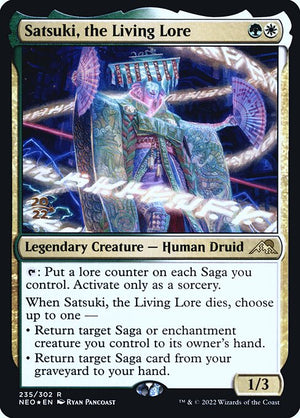 Satsuki, the Living Lore (235s) [Kamigawa: Neon Dynasty Promos]