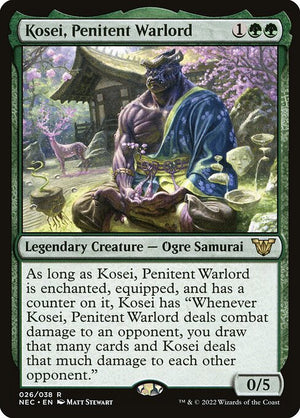 Kosei, Penitent Warlord (26) [Neon Dynasty Commander]