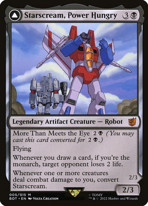 Starscream, Power Hungry // Starscream, Seeker Leader (5) [Transformers]