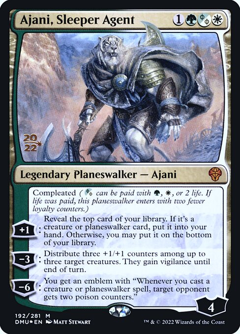 Ajani, Sleeper Agent (192s) [Dominaria United Promos]