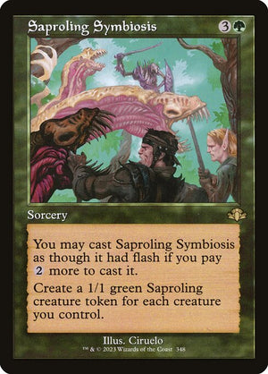 Saproling Symbiosis (348) [Dominaria Remastered]