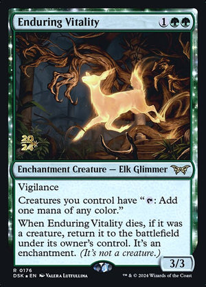 Enduring Vitality (176s) [Duskmourn: House of Horror Promos]
