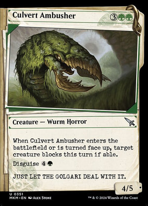 Culvert Ambusher (351) [Murders at Karlov Manor] [Showcase]