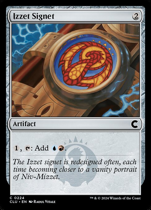 Izzet Signet (224) [Ravnica: Clue Edition]