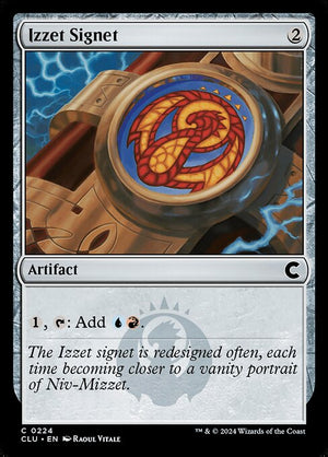 Izzet Signet (224) [Ravnica: Clue Edition]