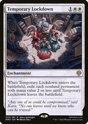 Temporary Lockdown (36) [Dominaria United]