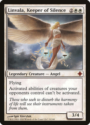Linvala, Keeper of Silence (33) [Rise of the Eldrazi]