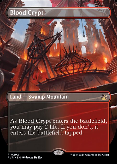 Blood Crypt (292) [Ravnica Remastered] [Borderless]