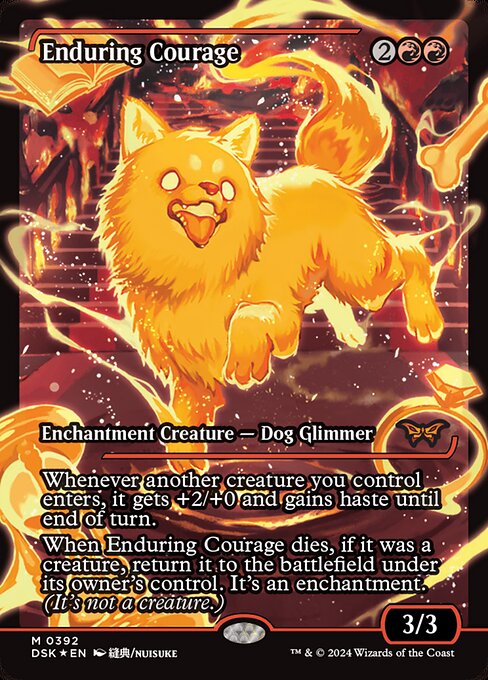 Enduring Courage (392) [Duskmourn: House of Horror]