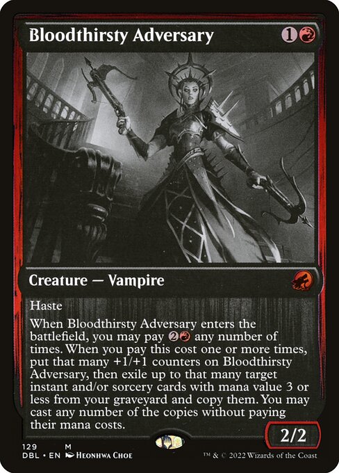 Bloodthirsty Adversary (129) [Innistrad: Double Feature]