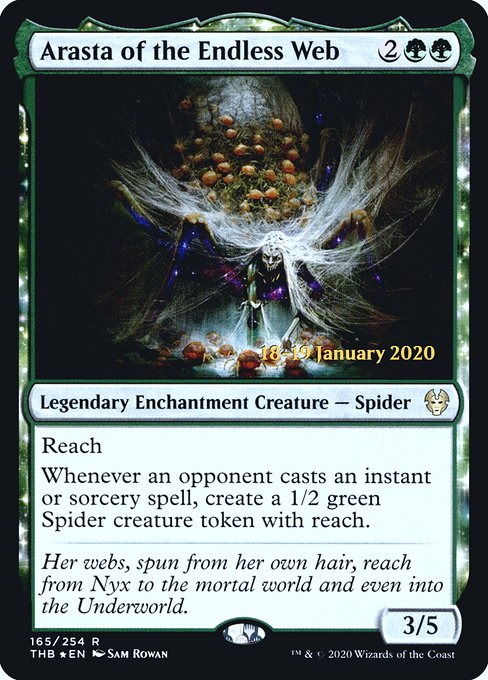 Arasta of the Endless Web (165s) [Theros Beyond Death Promos]