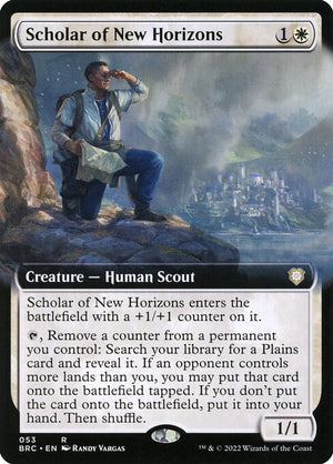 Scholar of New Horizons (53) [The Brothers' War Commander] [Extended Art]