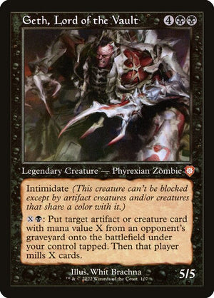 Geth, Lord of the Vault (107) [The Brothers' War Commander]