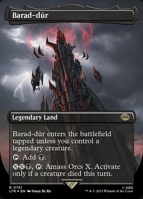 Barad-dûr (751) [The Lord of the Rings: Tales of Middle-earth] [Borderless]