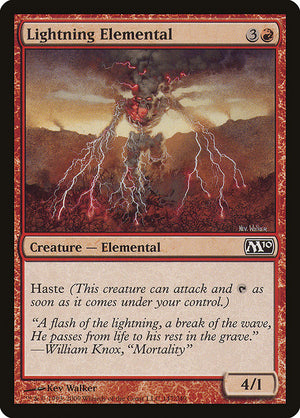 Lightning Elemental (147) [Magic 2010]