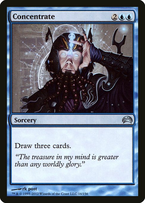 Concentrate (16) [Planechase 2012]