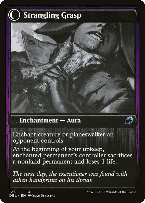 Vengeful Strangler // Strangling Grasp (126) [Innistrad: Double Feature] Reverse