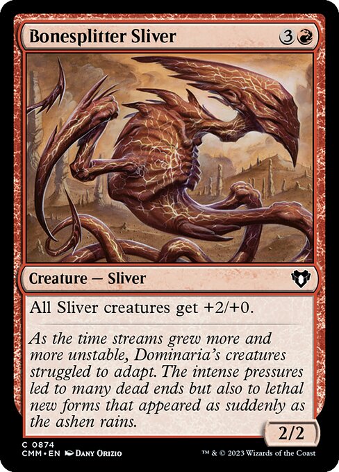 Bonesplitter Sliver (874) [Commander Masters]