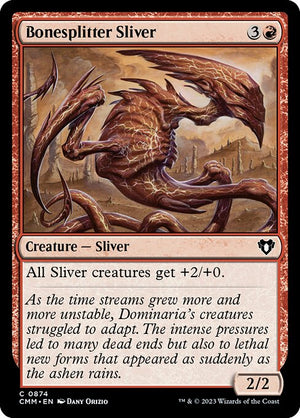 Bonesplitter Sliver (874) [Commander Masters]