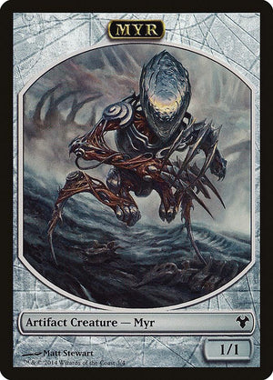 Myr // Spirit Double-Sided Token (3 // 2) [Modern Event Deck 2014]