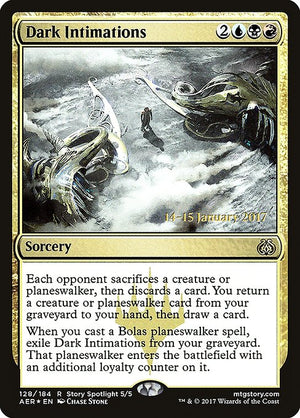 Dark Intimations (128s) [Aether Revolt Promos]