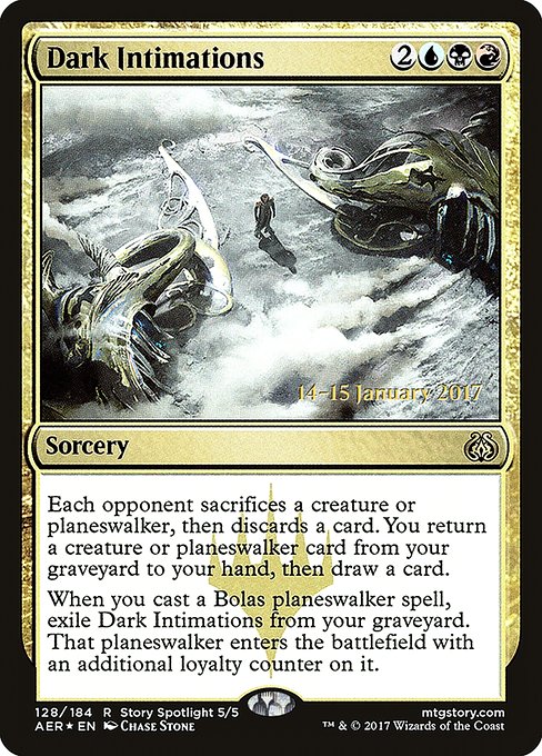 Dark Intimations (128s) [Aether Revolt Promos]