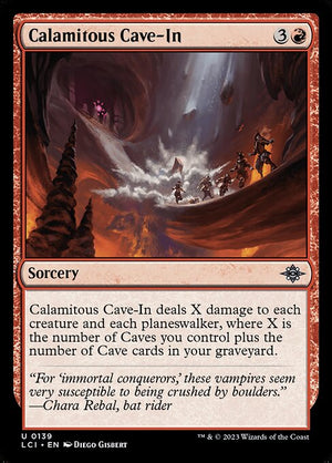 Calamitous Cave-In (139) [The Lost Caverns of Ixalan]