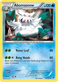 Abomasnow (26/101) [Plasma Blast]