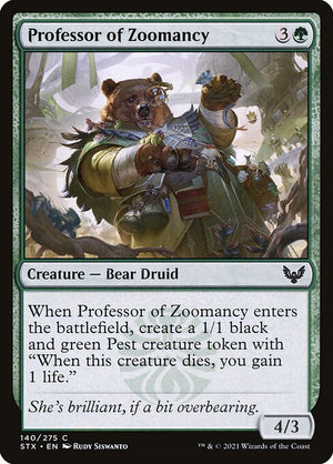 Professor of Zoomancy (140) [Strixhaven: School of Mages]