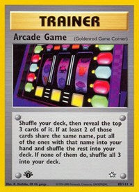 Arcade Game (Goldenrod Game Corner) (083/111) [Neo Genesis (Unlimited)]