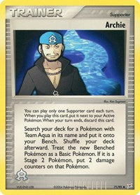 Archie (71/95) [Team Magma vs Team Aqua]