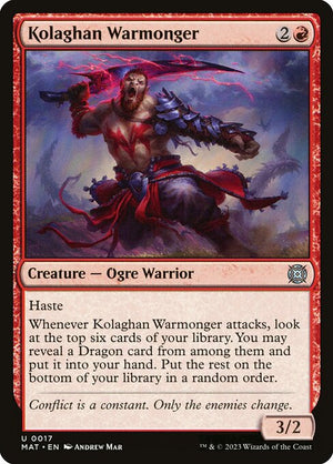 Kolaghan Warmonger (17) [March of the Machine: The Aftermath]
