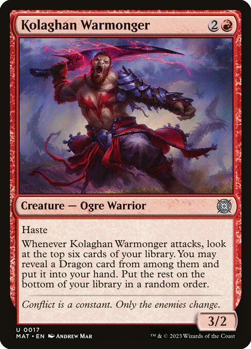 Kolaghan Warmonger (17) [March of the Machine: The Aftermath]