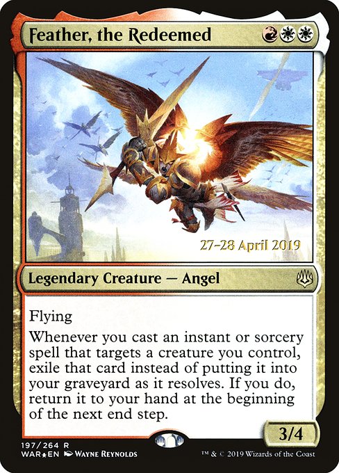 Feather, the Redeemed (197s) [War of the Spark Promos]