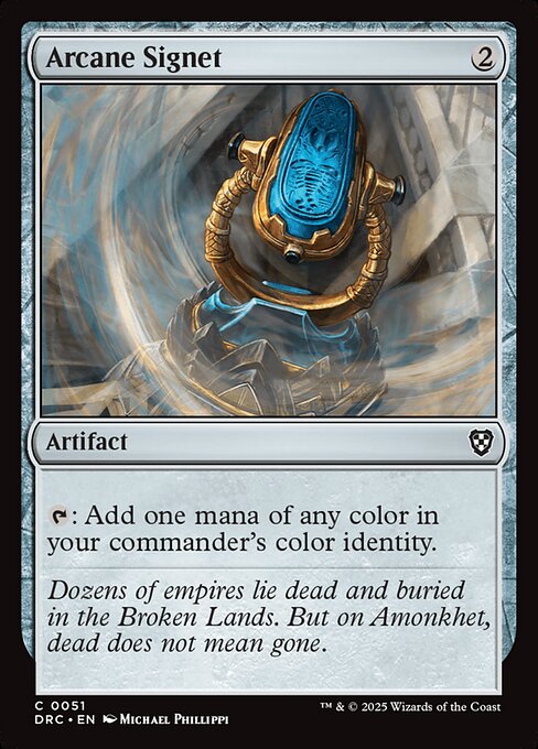 Arcane Signet (51) [Aetherdrift Commander]