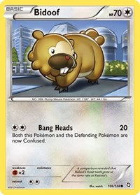 Bidoof (106/124) [Dragons Exalted]