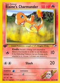 Blaine's Charmander (061/132) [Gym Heroes (Unlimited)]