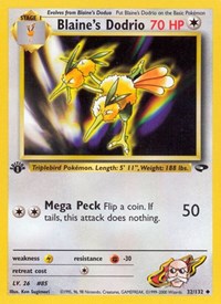 Blaine's Dodrio (032/132) [Gym Challenge]