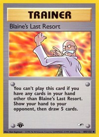 Blaine's Last Resort (105/132) [Gym Heroes (Unlimited)]