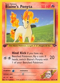Blaine's Ponyta (064/132) [Gym Challenge]