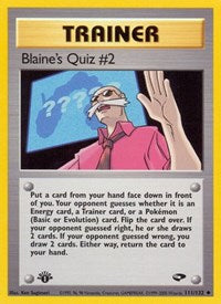 Blaine's Quiz #2 (111/132) [Gym Challenge (Unlimited)]