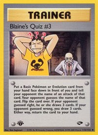 Blaine's Quiz #3 (112/132) [Gym Challenge (Unlimited)]