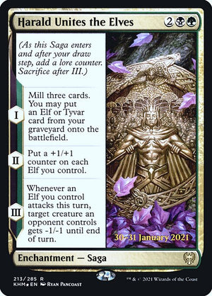 Harald Unites the Elves (213s) [Kaldheim Promos]