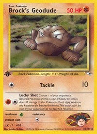 Brock's Geodude (38) (038/132) [Gym Heroes (Unlimited)]