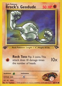 Brock's Geodude (068/132) [Gym Challenge (Unlimited)]