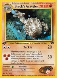 Brock's Graveler (034/132) [Gym Challenge]